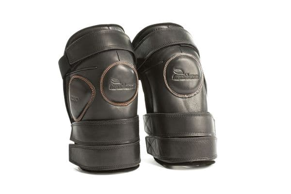 Casablanca Kneepads Black - Triple Strap Large Adult