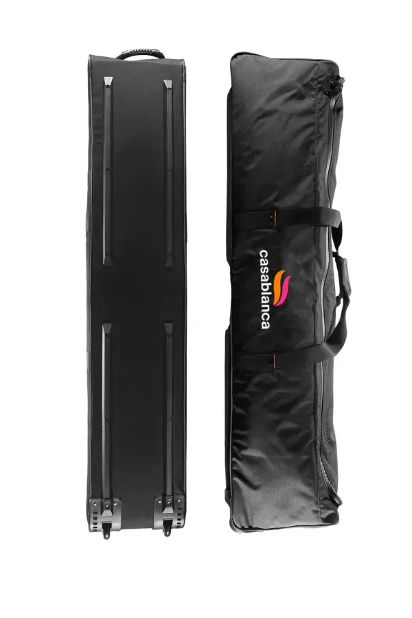 Casablanca Wheeled Mallet Bag - Black