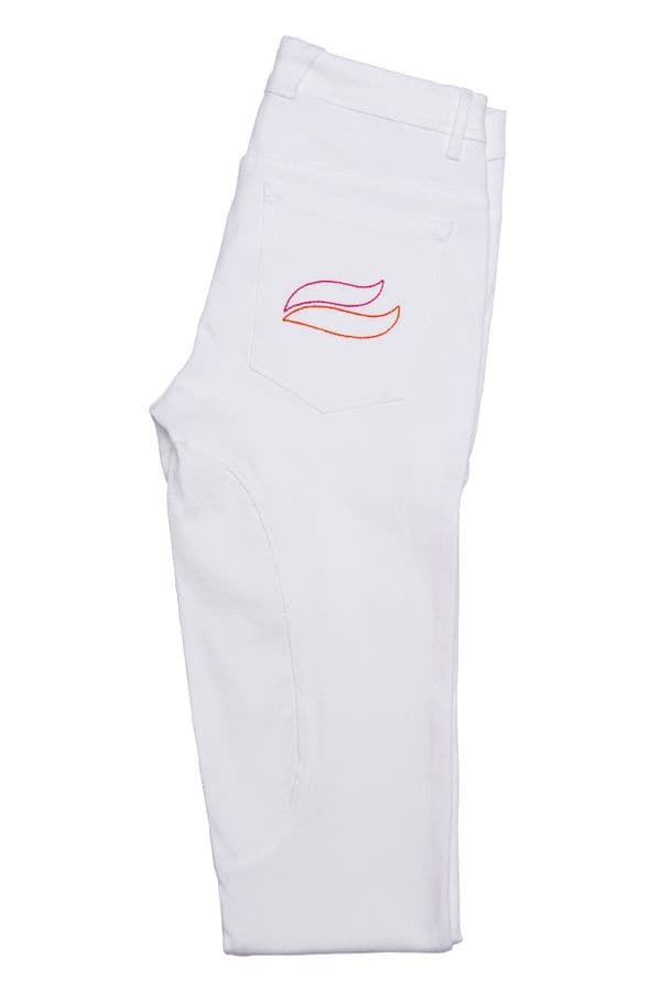 Casablanca - White Close Contact Jeans