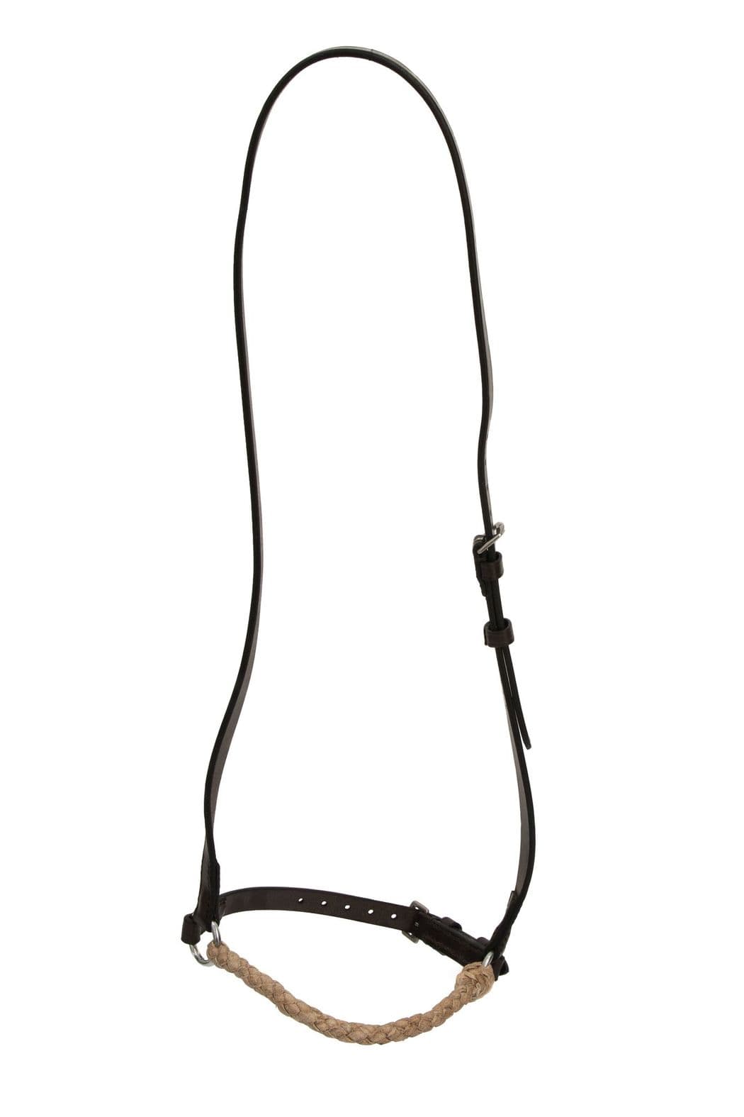 Drop Nose Band English Leather and Argentine rawhide