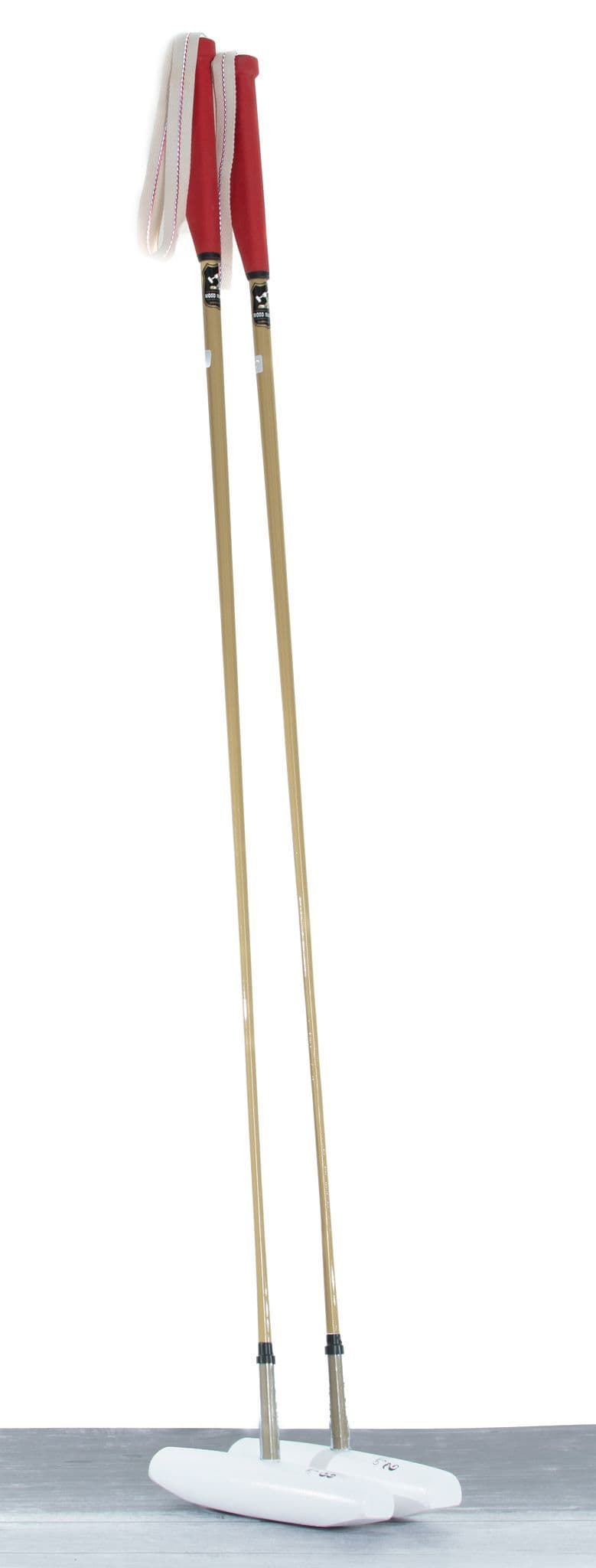 George Wood Fibrecane Arena Mallet with Red Handle & Large Head