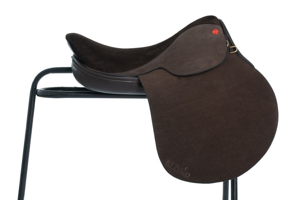 Handmade English Suede Polo Saddle in 19 Inch