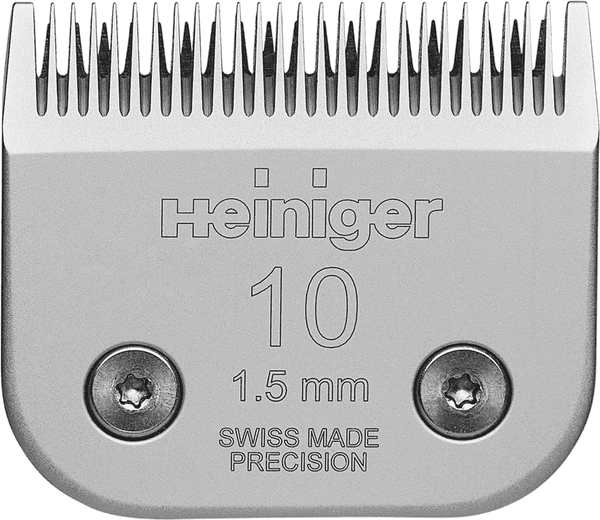 Heiniger Snap-On #10 (1.5mm) Red Line Clipper Blade