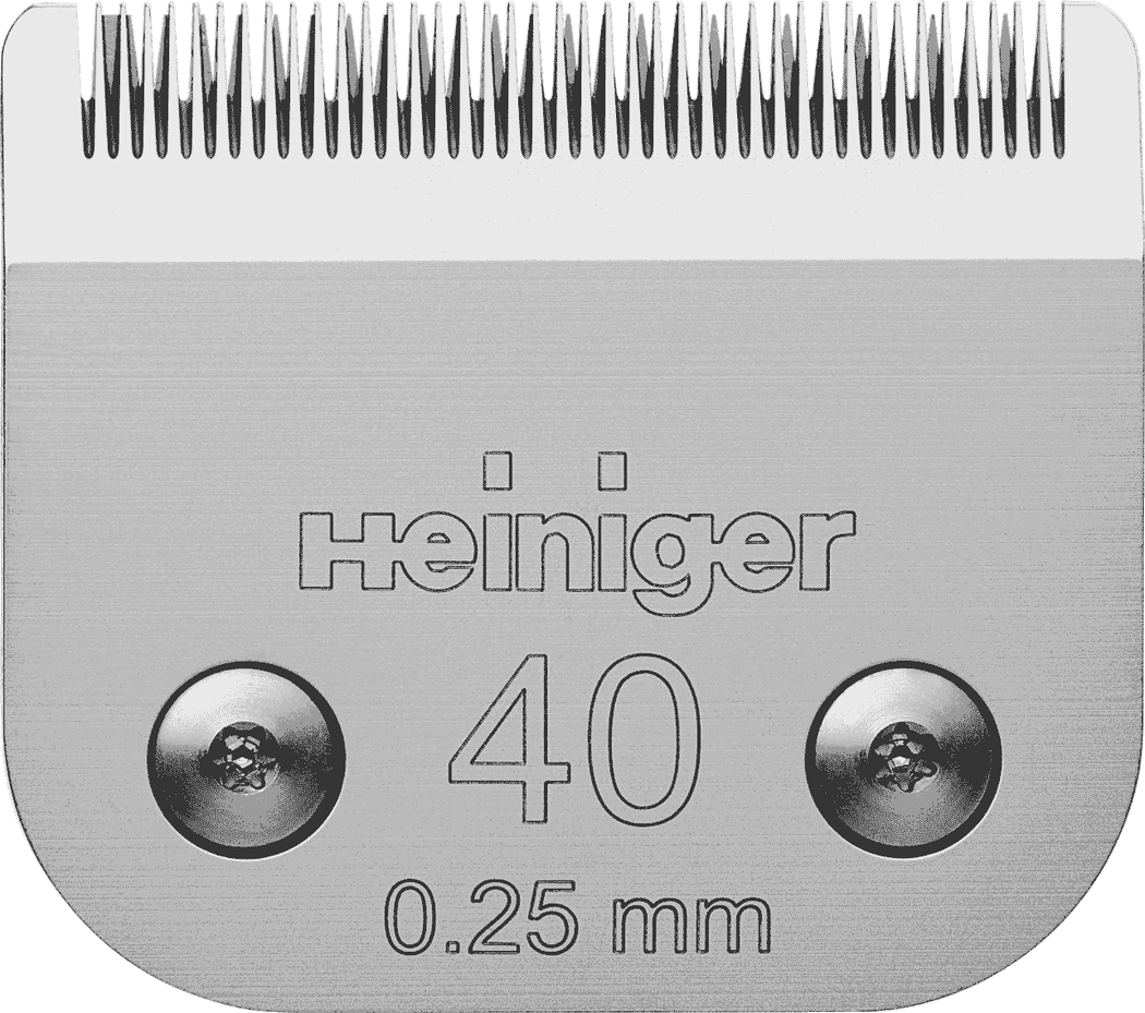 Heiniger Snap-On #40 (0.25mm) Clipper Blade