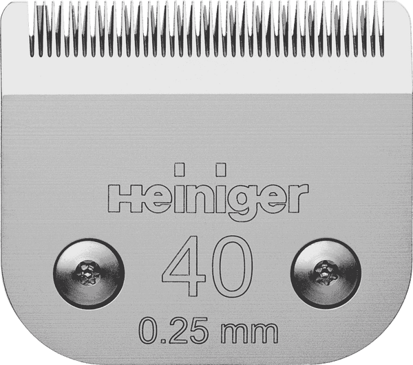 Heiniger Snap-On #40 (0.25mm) Clipper Blade