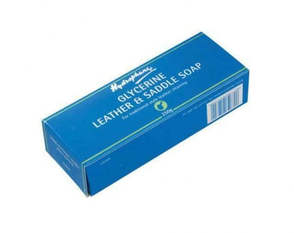 Hydrophane Glycerine Leather & Saddle Soap Bar 250g