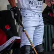 KRONO Mens White Polo Trousers