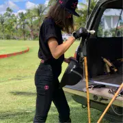 KRONO Women's Black Polo Trousers