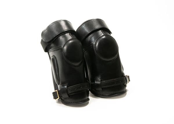 Lascano Premium Black Knee Pads with Buckle
