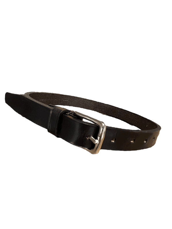 Lascano Replacment Leather Knee Pad Buckle Strap - Black