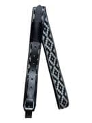 Leather and Nylon Web Overgirth - Black (SALE Was £49, Now £25)