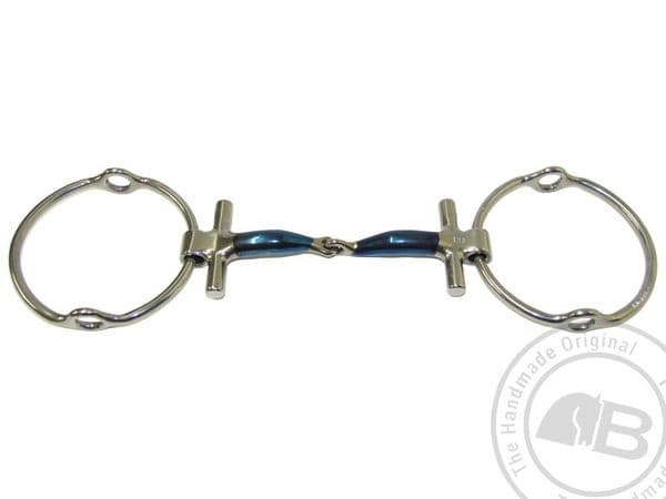 Polo Snaffle T Bar Big Ring Gag - excluding cheek pieces - (Item009)
