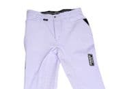 PRISA Engineered Polo White Trousers (White)