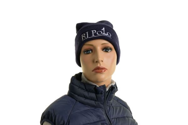 RJ Polo Fold Up Beanie - Navy