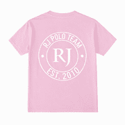 RJ Polo T Shirt in Baby Pink