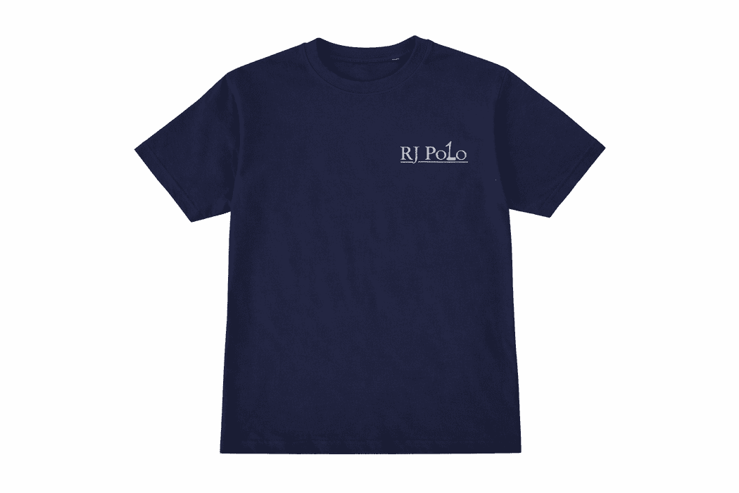 RJ Polo T Shirt in Navy