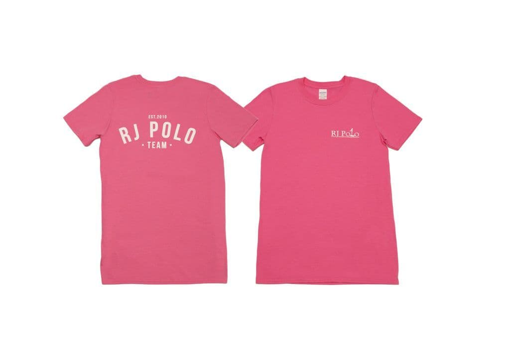 RJ Polo T Shirt in Pink