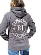 RJ Polo Unisex Charcoal Soft Hoodie