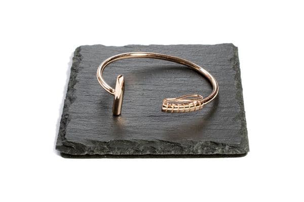 Rose Gold Polo Mallet Bangle