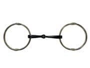 Stephens Big Ring Gag Snaffle Iron with Copper Lines