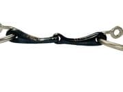 Stephens Big Ring Gag Snaffle Iron with Copper Lines