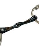 Stephens Big Ring Gag Snaffle Iron with Copper Lines