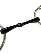 Stephens Big Ring Gag Snaffle Iron with Copper Lines