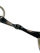 Stephens Big Ring Gag Snaffle Iron with Copper Lines