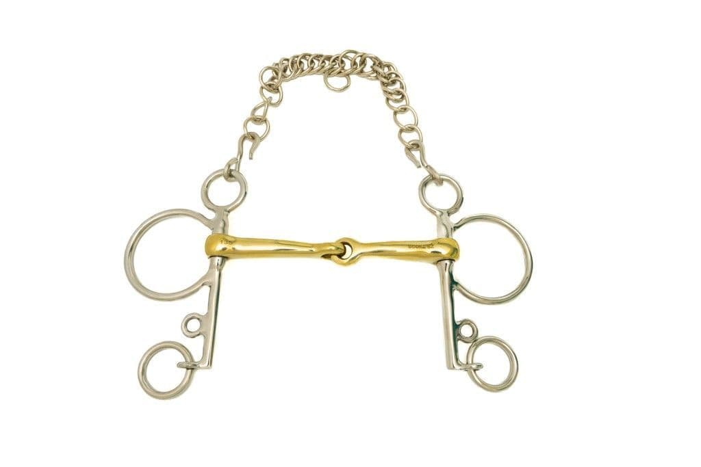 Toprail Equine Polo Pelham German Silver Roy Snaffle