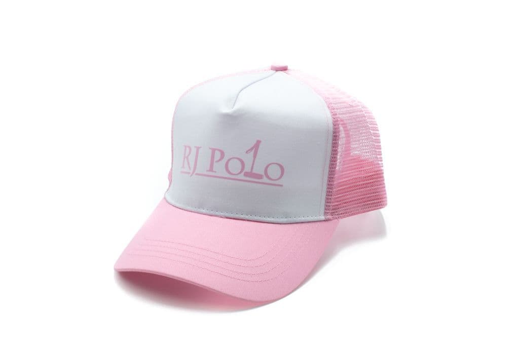 Trucker Cap with RJ Polo logo in Pink
