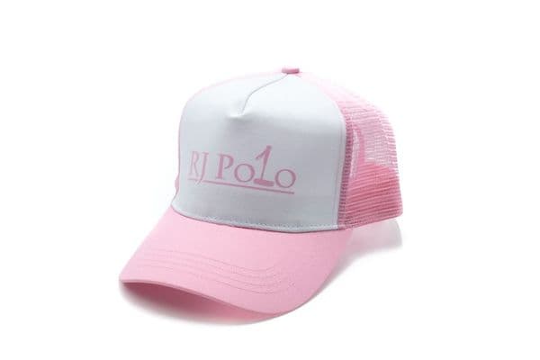 Trucker Cap with RJ Polo logo in Pink