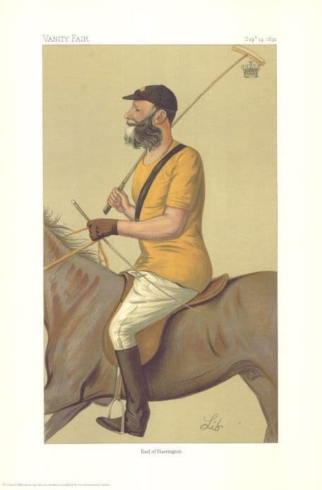 Vintage Polo Player Print. - "Yeoman - Like Polo" (Earl of Harrington)