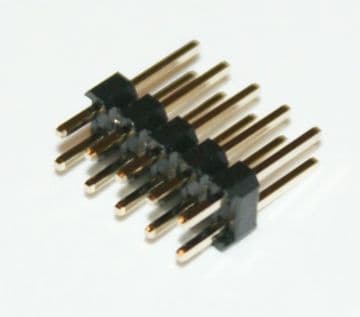 10 Way 5+5 Double Row Straight PCB Header Plug Pack of 10