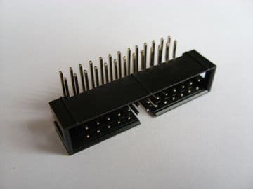 10 Way (5+5) IDC Right Angled Boxed Header 2.54mm Pitch Pack of 4