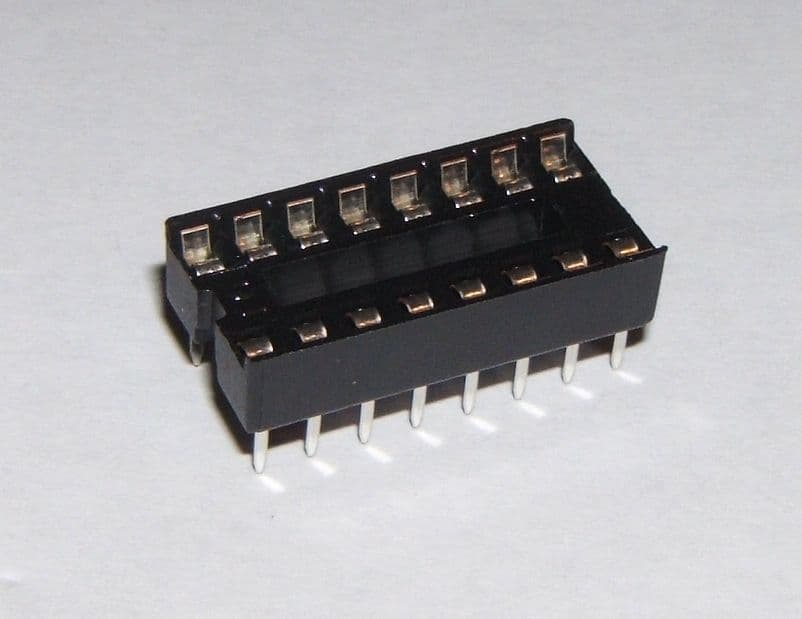 16 Pin DIL IC Sockets Pack of 10