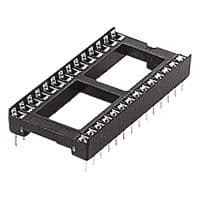 28 Pin DIL IC Socket Wide Pack of 10