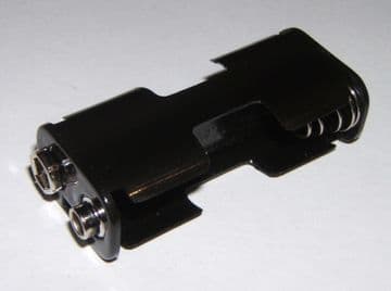 2x AA Battery Box With Press Studs Pack of 1