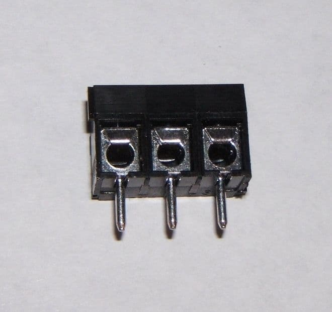 3 Way 5mm 16A Interlocking Terminal Blocks Pack of 10