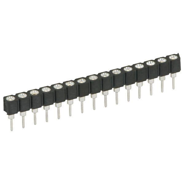 40 Way SIL Socket 2.54mm - Turned Pin - Pack of 2