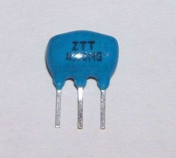 4Mhz 3-pin Ceramic Resonator Pack of 4