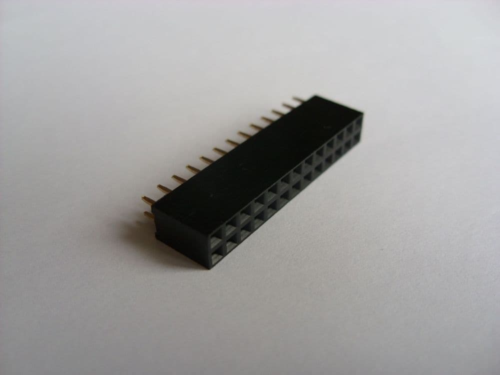 50 Way 25 25 Double Row Straight PCB Socket Pack of 2