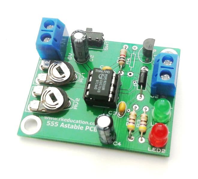 555 Astable Timer Project Self Build Kit