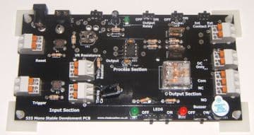 555 Monostable Training and Development PCB Self Build Kit