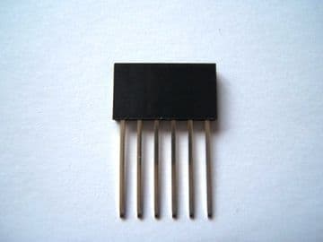 6 Way Stackable Arduino Header Pack of 1