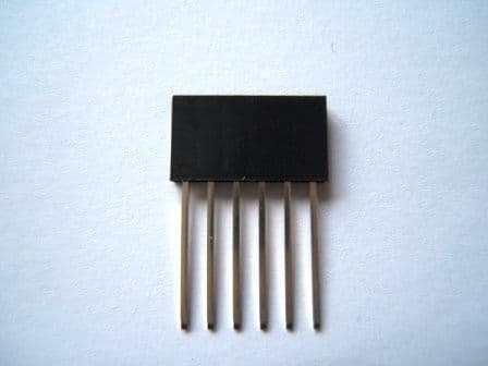 6 Way Stackable Arduino Header Pack of 1