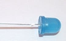 Blue 8mm Round LEDs Diffused Lens Ultrabright 1000mcd Pack of 10