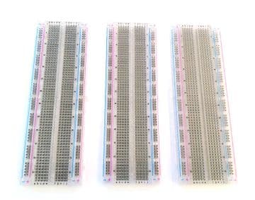 Breadboard for Prototyping , Clear, 830 Tie Points