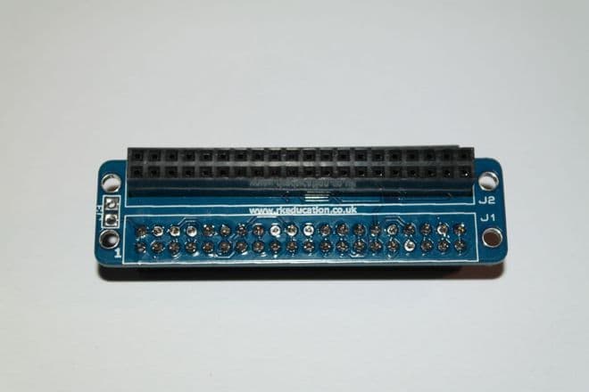 GPIO Breakout Header for use with Raspberry PI B+ Self Build Kit