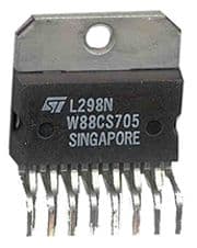 L298 H-Bridge Motor Controller/Driver 15 pin Multiwatt Pack of 1