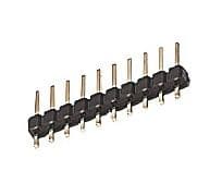 2.54mm Pitch PCB Header Plug 4 Way Pack of 10